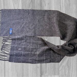 Polo by Ralph Lauren Charcoal Plaid Scarf